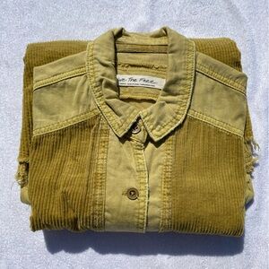 Free People Corduroy Shacket